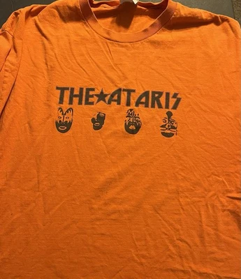 THE ATARIS Vintage Mens T-Shirt Halloween Still Sucks Size XL Orange Pop Punk - Image 1 of 4