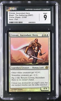 CROVAX, ASCENDANT HERO Planar Chaos Foil Rare CGC 9 MTG [Nostalgium] - Image 1 of 2