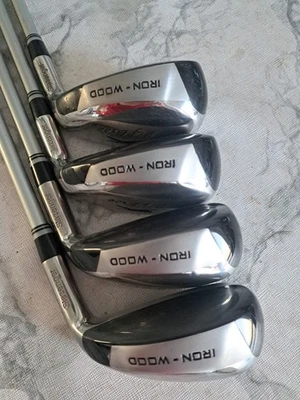 SUPERB PART SET OF MENS SLAZENGER BIG EZEE HYBRID GOLF IRONS, RIGHT HANDED  - Image 1 of 4