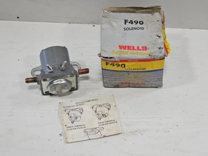 Vtg Wells Starter Solenoid F490 NOS - Picture 1 of 10