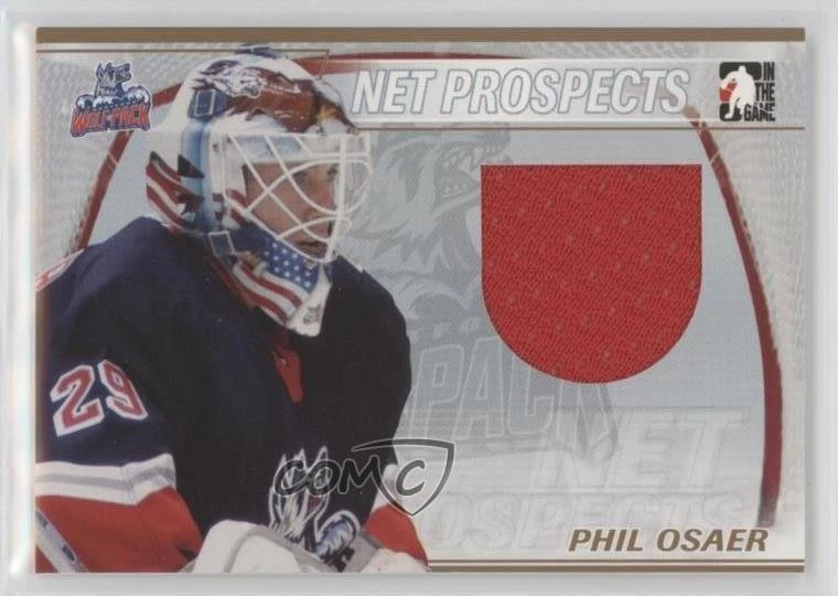 2004-05 ITG Heroes and Prospects Net Prospects Gold /20 Phil Osaer #NP-29 - Image 1 of 2
