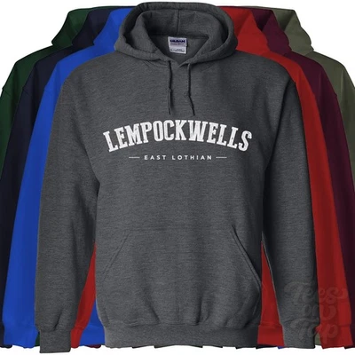 LEMPOCKWELLS EAST LOTHIAN HOODIE Pencaitland Scotland college varsity style - Image 1 of 2