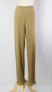 Special Price! PLEATS PLEASE Beige Pants ISSEY MIYAKE 160 jg61 - Picture 1 of 5