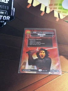Aggression - Star Wars Unlimited Sector Qualifier Silver Pack Promo - Picture 1 of 1