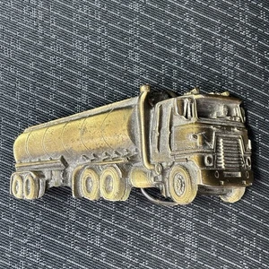 The Great American Buckle Co. Semi Tanker Truck Cab Over Vintage 1982 - Picture 1 of 9