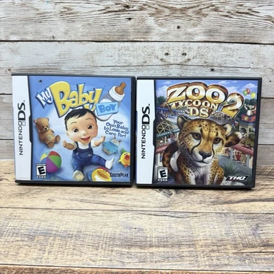 Videogames Nintendo DS: Pacote My Baby Boy and Zoo Tycoon 2 DS Frete Rápido - Imagem 1 de 4