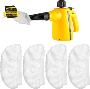 4 Stück Dampfmopp Pads Waschbar, Dampfgarer Schwamm Dampfreiniger Tuch Bezug für die meisten  - Bild 1 von 6