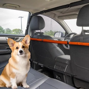 Dog Car Barrier, 50" Wide See Through Car Divider Back Seat for Cargo Area,Tr... - Picture 1 of 7