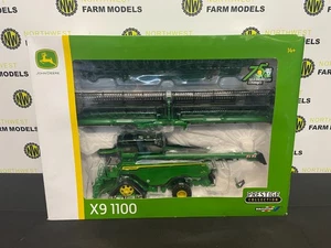 BRITAINS 43310 1:32 SCALE JOHN DEERE X9 1100 COMBINE HARVESTER WITH 2 HEADERS - Picture 1 of 4