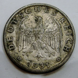Germania - Repubblica di Weimar - 1931 A - Argento 3 Reichsmark - KM# 74 - Foto 1 di 2