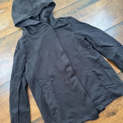 James Perse Sudadera con Capucha Mujer Talla 3 Negro Algodón Cremallera Completa Chaqueta Sudadera Foto 1 de 4