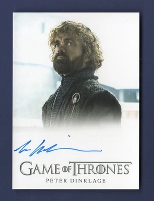 Game of Thrones Legends of the Realm Incentive Box Autograph Peter Dinklage - Image 1 of 3