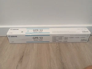 Canon 8525B003 GPR-53 Cyan Toner C3325 Genuine New OEM Sealed Box free ship - Picture 1 of 8