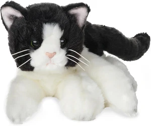 Domino 15-Inch Tuxedo Cat Plush Toy - Cat Stuffed Animal for Kids - Animal Plush - Picture 1 of 12