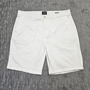 Pantalones Cortos Chinos Scotch & Soda Amsterdam Para Hombre Talla 34 Blanco Stuart Frente Plano 8" - Imagen 1 de 12