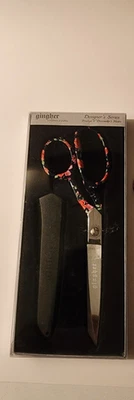 GINGHER DESIGNER SERIES EMBROIDERY/ DRESSMAKER SCISSORS PENELOPE 8" NIB - Image 1 of 3