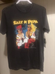 Salt N Pepa Graphic Tee Shirt Washed  Black M - Picture 1 of 10