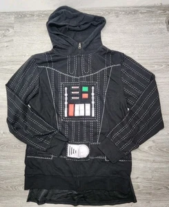 NWOT Star Wars Sweater Youth Black Long Sleeve Hoodie Cape Darth Vader, XLARGE - Picture 1 of 5
