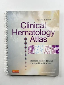Clinical Hematology Atlas 4th Ed Rodak Carr Elsevier Saunders Spiral Textbook - Imagen 1 de 6