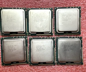 Lot of 6 Intel Core i7 1st Generation LGA 1366 8MB PC CPU - Picture 1 of 2