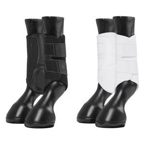LeMieux Technical Lightweight Equestrian Brushing Boots - Black or White - Picture 1 of 9
