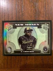 Jackson Chourio 2023 Bowman Platino Nuevo Dinero #NM-11 Milwaukee Brewers - Imagen 1 de 2
