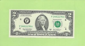 2003A ..UNCIRC $2 F 1491 1176 A .... 2003A $2 F-A NICE NOTE FRN - Picture 1 of 2