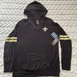 NFL Saints Juniors Collection Teen Pullover Shirt XL w/Pockets & Hood - Picture 1 of 8
