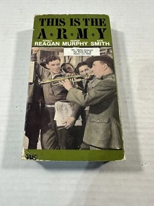 This is the Army - VHS Video Tape - Ronald Regan, George Murphy, Kate Smith - Picture 1 of 3