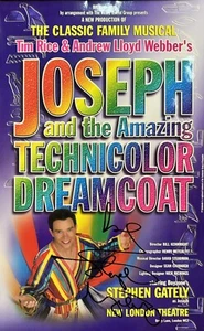 Stephen Gately signiert Joseph and The Amazing Technicolor Dreamcoat 12x20 Poster. - Bild 1 von 1