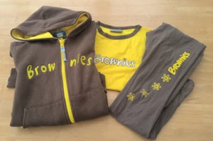 Brownie Guide brownies uniform Hoodie & Leggings Age 8 9 10 - Picture 1 of 9