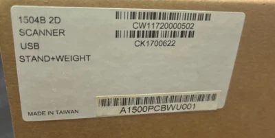 The Cipher Lab 1504B ESCÁNER USB, SOPORTE Y PESO A1500PCBWU001 Foto 1 de 4