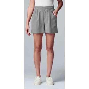 Womens Simply Vera Vera Wang High Waisted Gray Paperbag Shorts size XL - Picture 1 of 4
