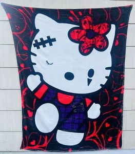 NEW Hello Kitty EXTRA LARGE Plush Blanket Almost 80in X 60in/One Sided - Picture 1 of 1