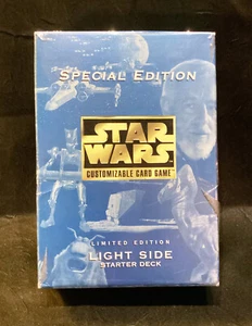 Juego de cartas personalizable Star Wars 1998 edición especial lado claro baraja de inicio - Imagen 1 de 3