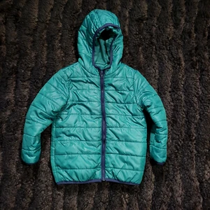 Gymboree Kids Puffer Jacket Sz 5-6 Green - Picture 1 of 7