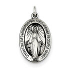 Sterling Silver Antiqued Miraculous Medal QC441