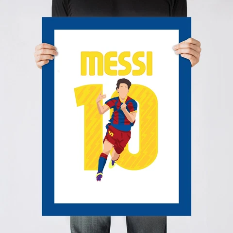Lionel Messi Goal, 2011 UCL Final Barcelona Print/Poster/Wall-Art [Part 3/4] Cover