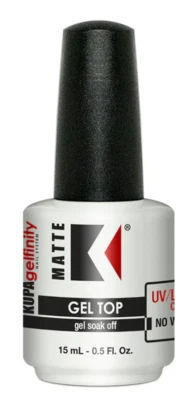 KUPA GelFinity Matte Top Coat Soak-Off Gel 15ml