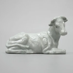 Vintage 1994 Avon Cow Bull The Bethlehem Nativity Collection Porcelain Christmas - Picture 1 of 8