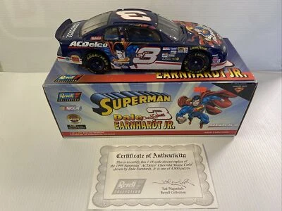 1999 Revell Collection DALE EARNHARDT JR #3 ACDelco Superman Nascar 1/18 Diecast - Image 1 of 4