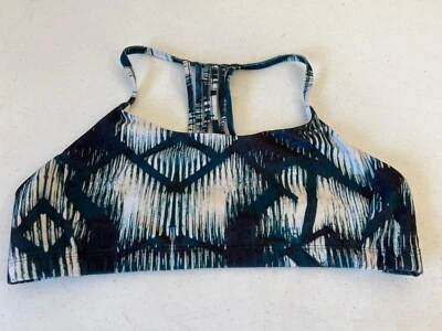 Mossimo Supply Co. 蓝色/白色条纹运动文胸青少年大号(Ariel) — 第 1/4 张图片