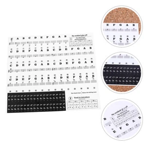 Piano Keyboard Sticker Stickers for Beginners Cover Child Transparent - Picture 1 of 12