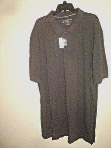 Polo Para Hombre Grande y Alto Gris 3XLT Algodón Covington Nuevo Con Etiquetas - Imagen 1 de 2