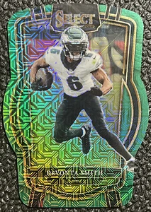 Mojo verde Panini Select DeVonta Smith Prizm 2022 troquelado #221 nivel de club/5 🔥 - Imagen 1 de 6