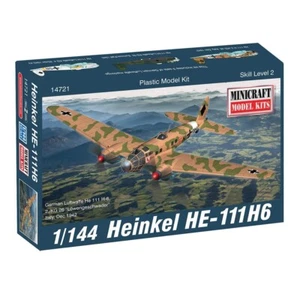 Minicraft HE-111 w/2 marking options 1/144 Scale Model - 14721 - Picture 1 of 1