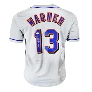 Billy Wagner Signed 422 SVS Inscription New York Grey Baseball Jersey (JSA) - Picture 1 of 3