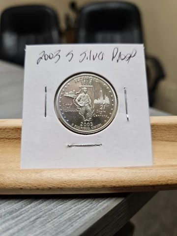 2003 S Illinois Silver Proof State Washington Quarter Cover