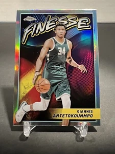 2023-24 Topps Chrome Finesse Refractor #F3 Giannis Antetokounmpo - Bild 1 von 2