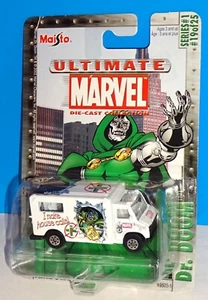 Maisto 2002 Ultimate Marvel Series 1 #19 Dr. Doom Ambulance White - Picture 1 of 4
